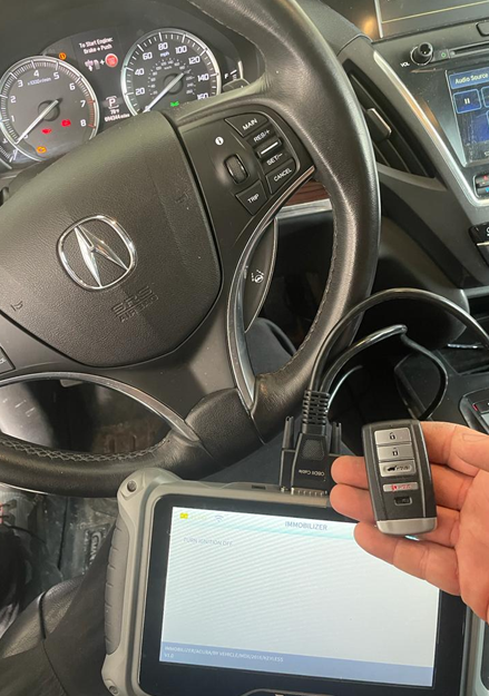 Acura Car Key Replacement Process